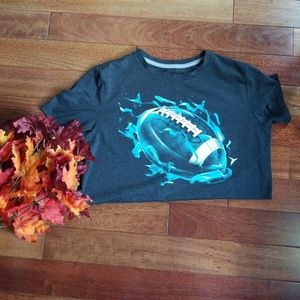 Old Navy Flaming Footbal t-shirt 14/16 (L)